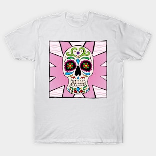 Sugar Skull - Pink T-Shirt